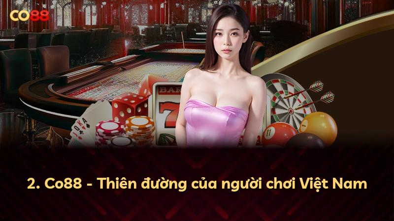2. Co88 - Thiên đường của người chơi Việt Nam