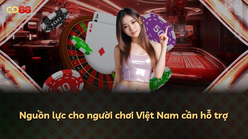 Nguồn lực cho người chơi Việt Nam cần hỗ trợ