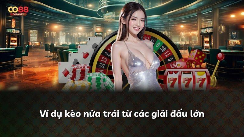 Ví dụ kèo nửa trái từ các giải đấu lớn