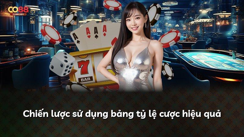Chiến lược sử dụng bảng tỷ lệ cược hiệu quả