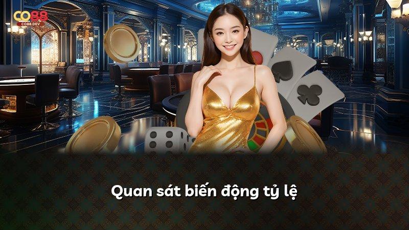 Quan sát biến động tỷ lệ